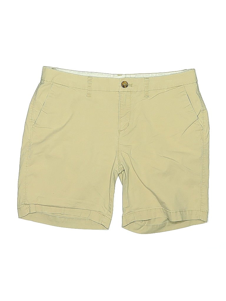 Pre-owned Old Navy Khaki Shorts In Yellow