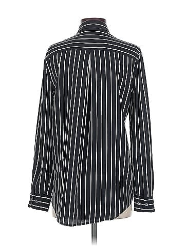 Equipment Long Sleeve Silk Top (view 2)