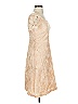 MIKAEL AGHAL 100% Polyester Tan Cocktail Dress Size 0 - photo 4
