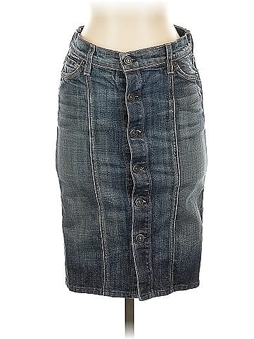 7 For All Mankind Denim Skirt (view 1)
