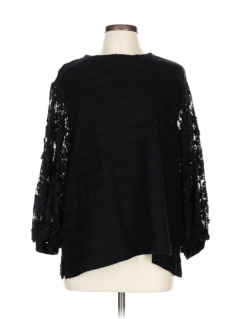 Click to view more detailed imagery on our partner's website Pre-owned Eri + Ali Pullover Sweater In Black