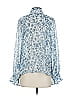 Dress Forum 100% Polyester Blue Long Sleeve Blouse Size S - photo 2