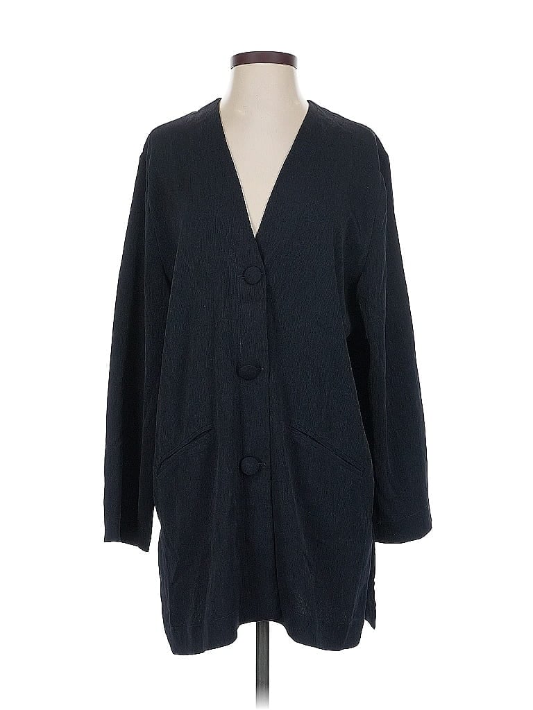 Pre-owned Assorted Brands Coat In Blue