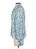 Dress Forum 100% Polyester Blue Long Sleeve Blouse Size S - photo 5