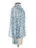 Dress Forum 100% Polyester Blue Long Sleeve Blouse Size S - photo 4