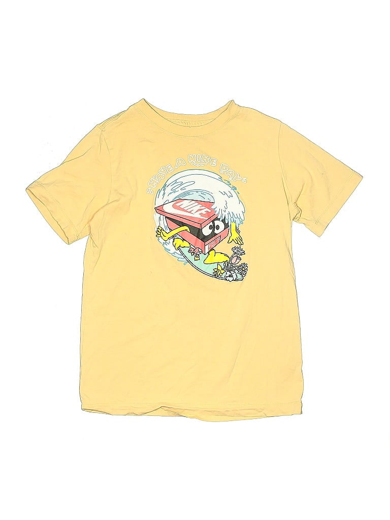 Click to view more detailed imagery on our partner's website Pre-owned Nike Kids' Short Sleeve T-shirt In Brown