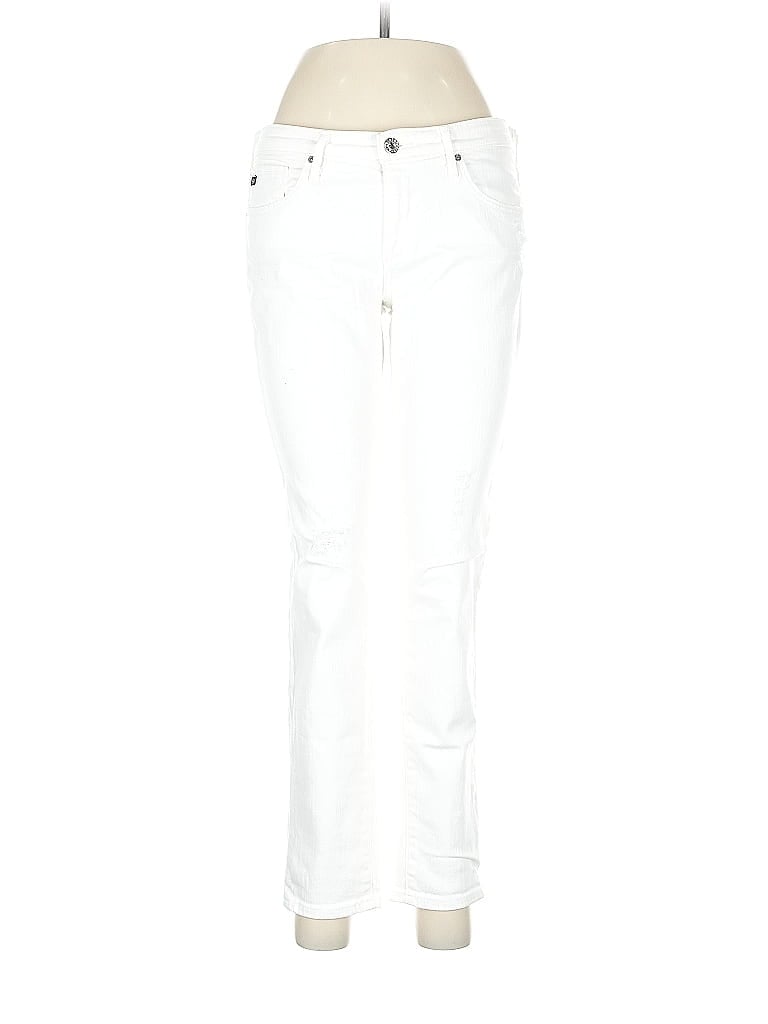 Pre-owned Adriano Goldschmied Jeans In White