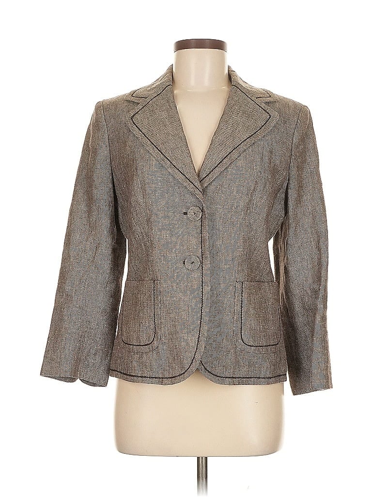 Pre-owned Ann Taylor Blazer Jacket In Brown