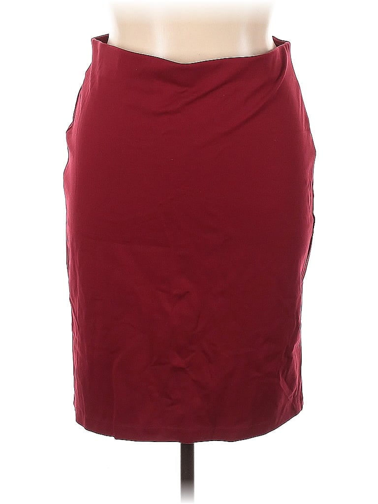 Pre-owned Premise Studio Casual Skirt In Burgundy