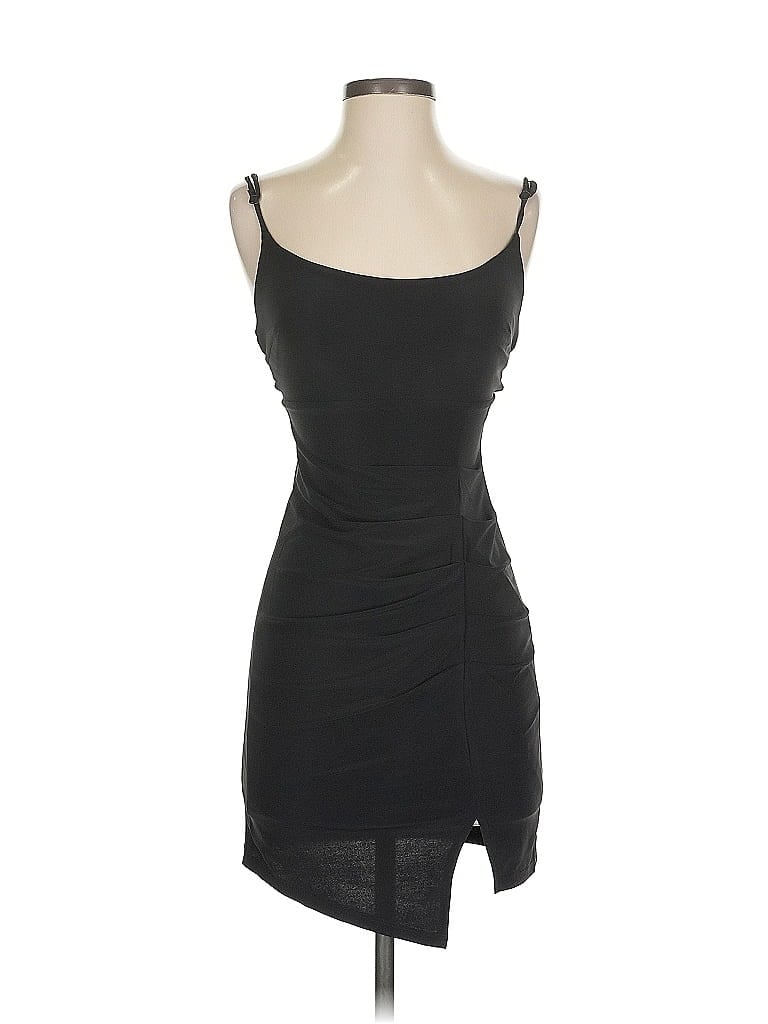 Pre-owned Crystal Doll Cocktail Dress In Black