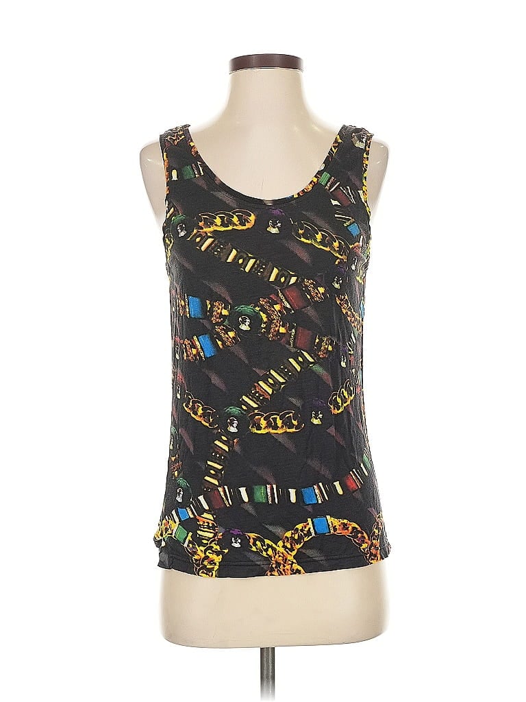 Pre-owned Ktz Tank Top Black Square Neckline Tops