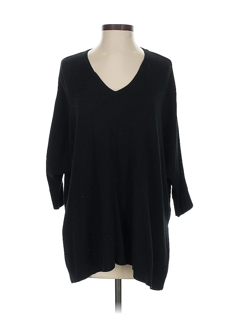Pre-owned Laurie Felt Pullover Sweater In Black