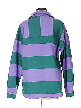 Nike Golf 100% Polyester Purple Short Sleeve Polo Size L