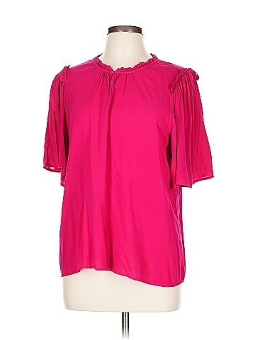 Velvet Short Sleeve Blouse (view 1)
