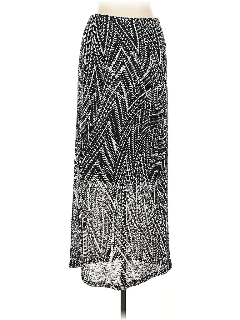 Pre-owned Bobeau Formal Skirt In Silver