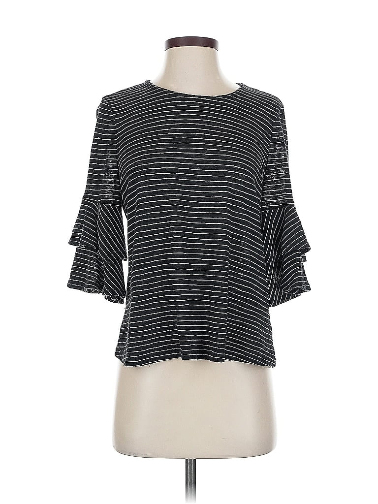 Pre-owned W5 3/4 Sleeve T-shirt In Black