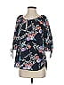 Yumi Kim 100% Polyester Blue 3/4 Sleeve Blouse Size S - photo 1