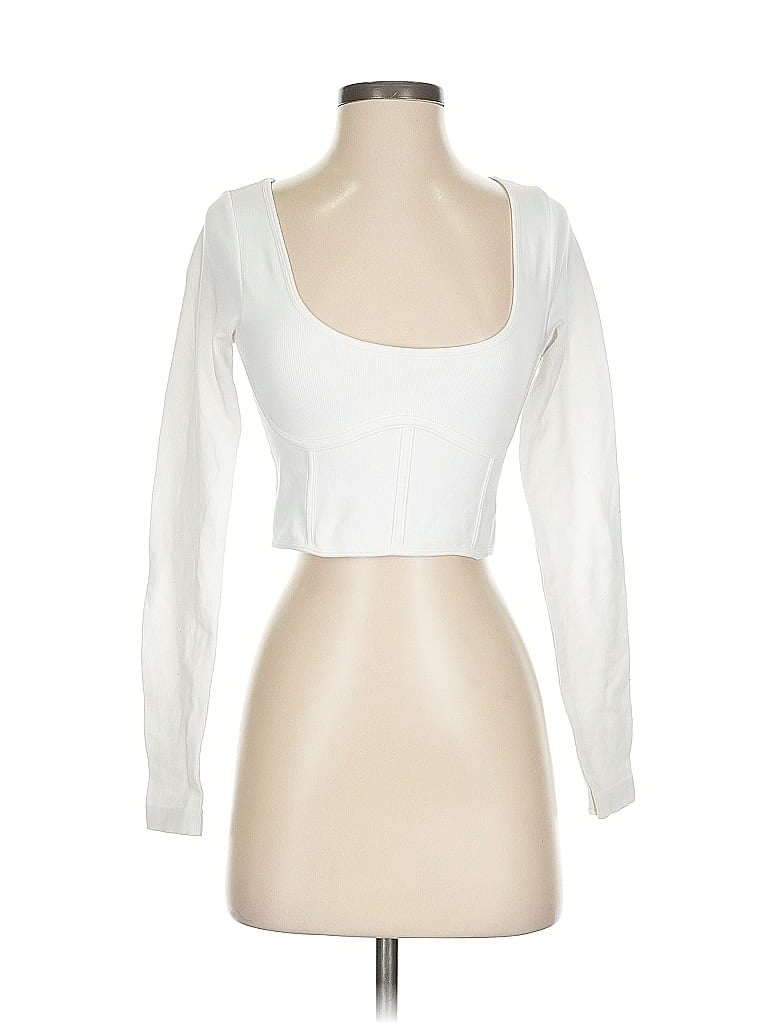 Pre-owned Garage Long Sleeve T-shirt In White