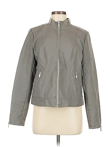 Baccini Faux Leather Jacket (view 1)