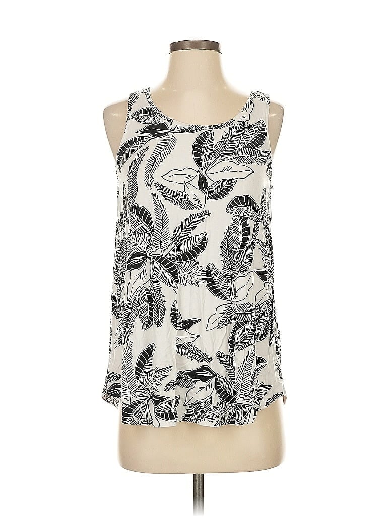 Pre-owned Old Navy Tank Top Ivory Halter Neckline Tops In White