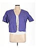 BFA Classics 100% Cotton Purple Short Sleeve Blouse Size XL - photo 1