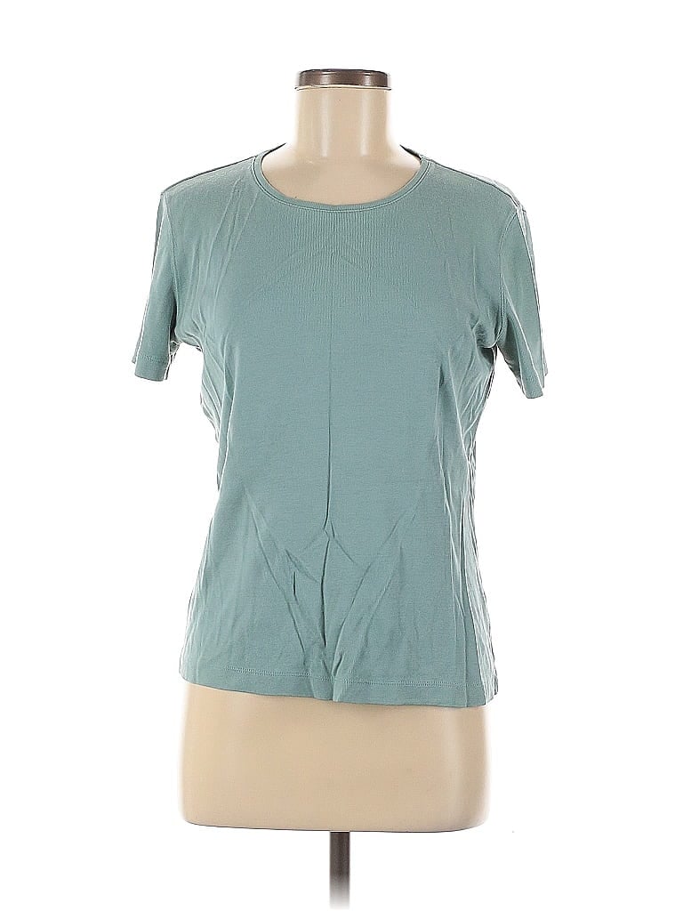 Pre-owned Van Heusen Active T-shirt In Blue