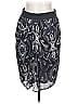 BB Dakota 100% Polyester Paisley Gray Black Casual Skirt Size L - photo 1