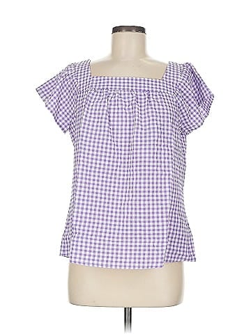 Allegra K Short Sleeve Blouse (view 1)