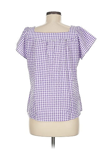 Allegra K Short Sleeve Blouse (view 2)