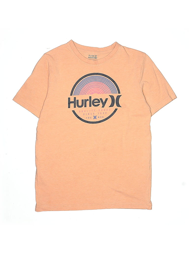 Pre-owned Hurley Kids'  Short Sleeve T-shirt In Orange