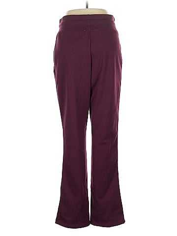 Aeropostale 100% Polyester Burgundy Casual Pants Size M