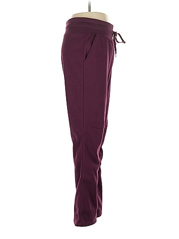 Aeropostale 100% Polyester Burgundy Casual Pants Size M