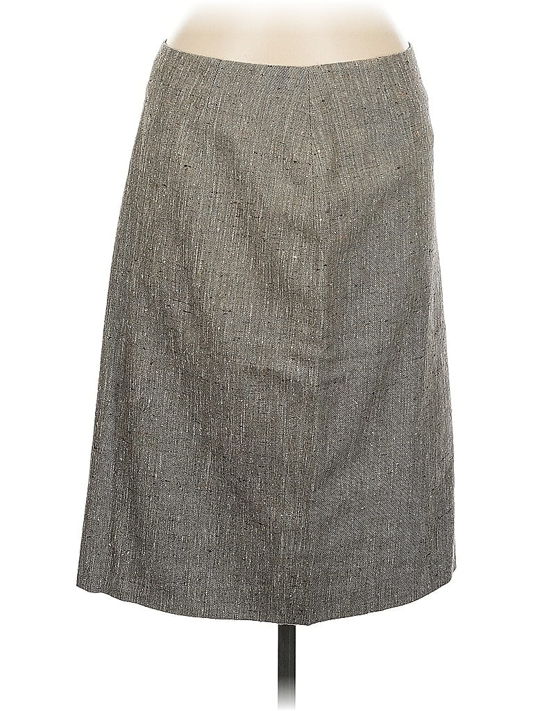 Pre-owned Escada Formal Skirt In Gray