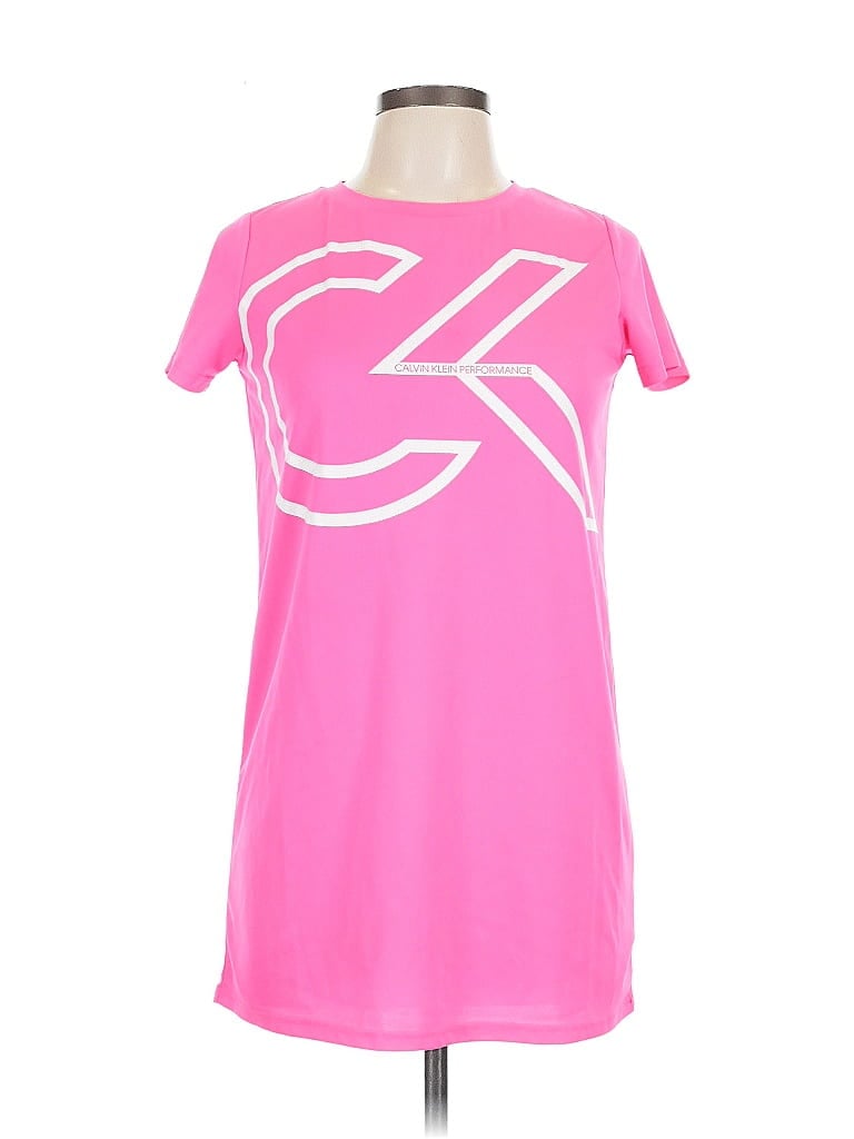 Pre-owned Calvin Klein Active T-shirt In Pink