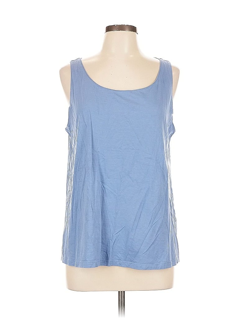 Click to view more detailed imagery on our partner's website Pre-owned Jjill Sleeveless T-shirt In Blue
