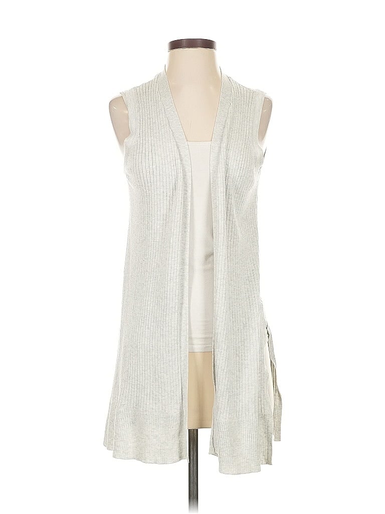 Pre-owned 89th & Madison Cardigan Sweater In White