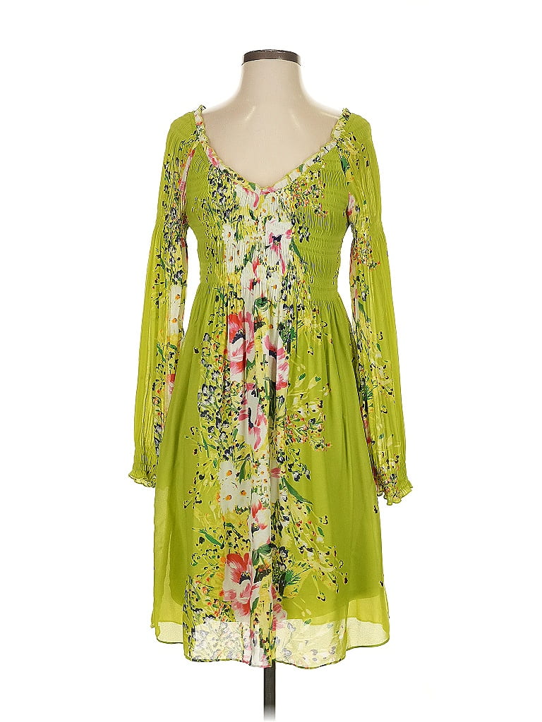 Pre-owned Sunny Leigh Cocktail Dress In Green