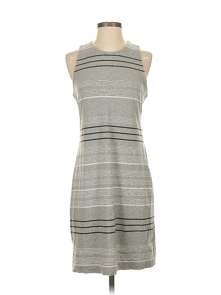 Pre-owned Lou & Grey Casual Dress In Gray