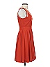 Assorted Brands Solid Orange Cocktail Dress Size S - photo 4