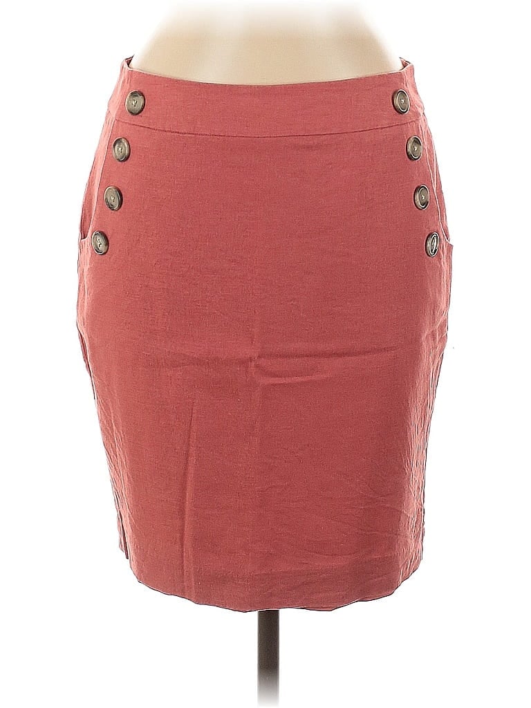 Click to view more detailed imagery on our partner's website Pre-owned Ann Taylor Loft Outlet Casual Skirt In Burgundy