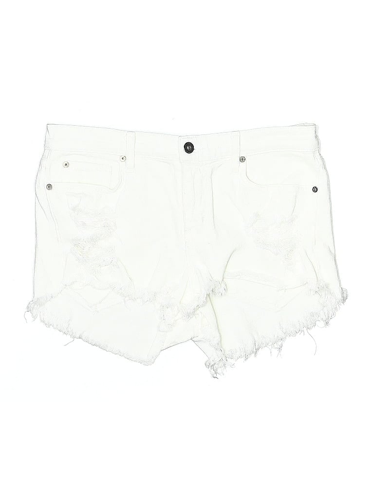 PISTOLA Pre-owned Denim Shorts In White