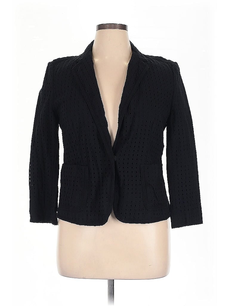 Pre-owned Ann Taylor Blazer Jacket In Black
