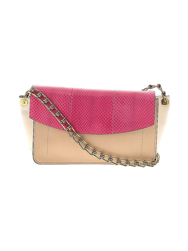 Reed Krakoff Color Block Pink Leather Shoulder Bag One size - photo 1
