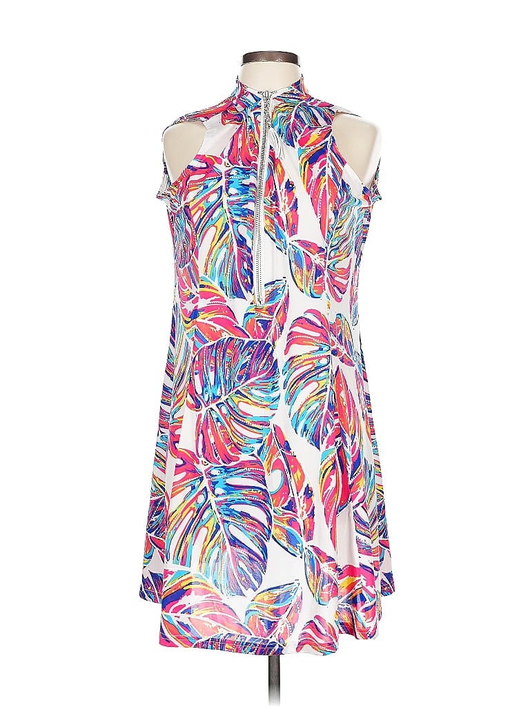 Pre-owned Assorted Brands Cocktail Dress In White