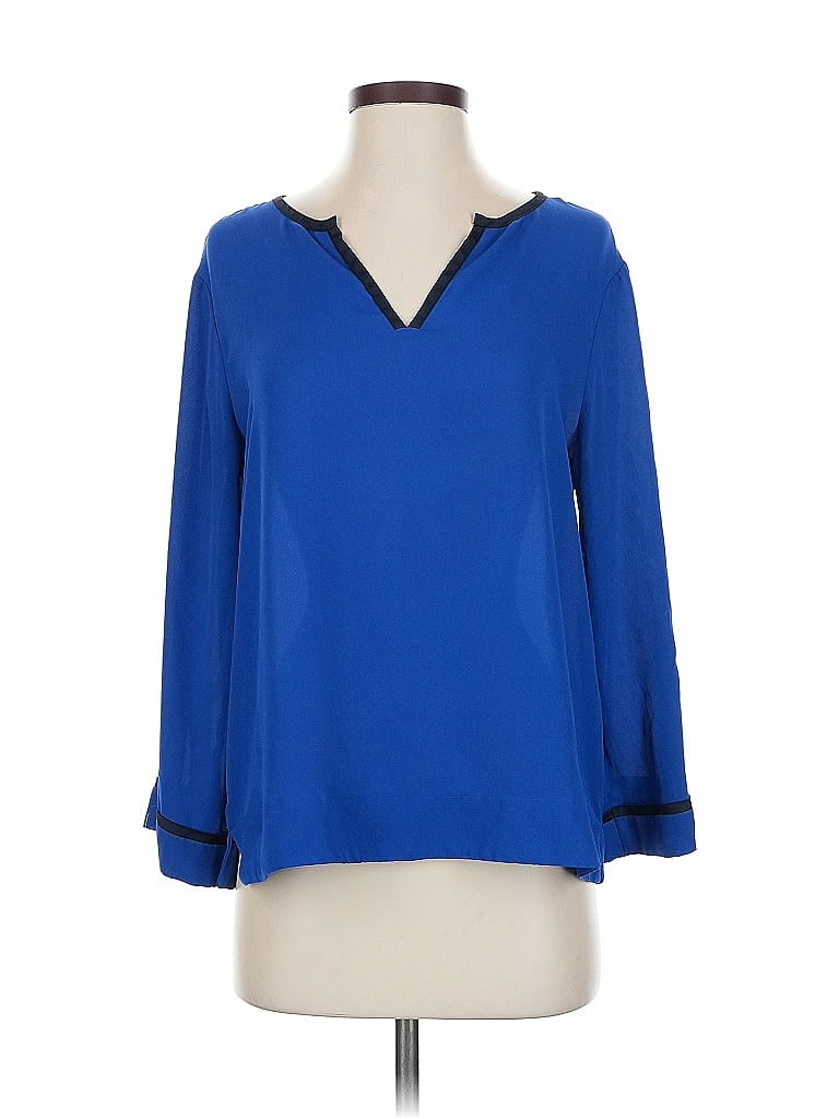 Click to view more detailed imagery on our partner's website Pre-owned Banana Republic 3/4 Sleeve Blouse In Blue