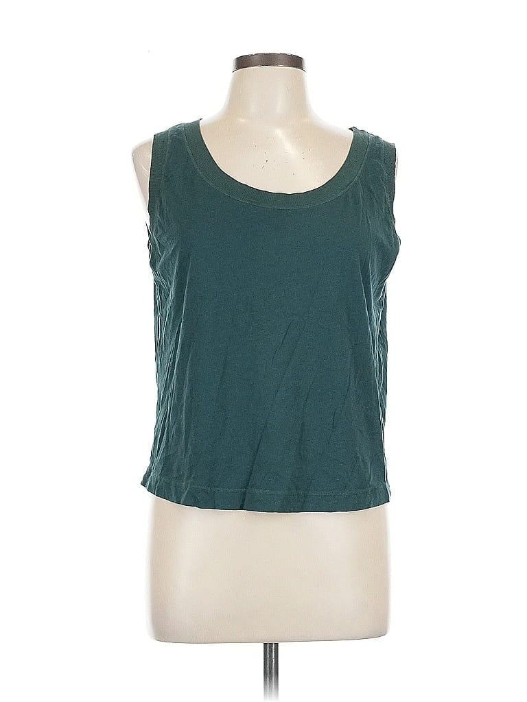 Pre-owned Assorted Brands Sleeveless T-shirt In Green