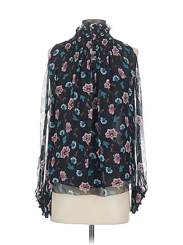 Intermix 3/4 Sleeve Silk Top (view 2)