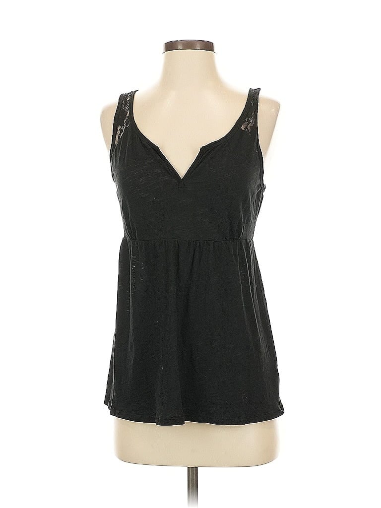 Pre-owned Express Sleeveless Blouse In Black