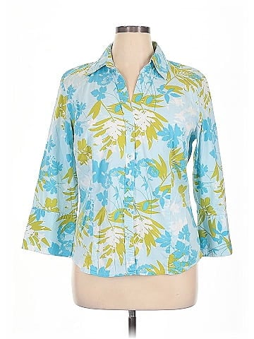 Talbots Outlet 3/4 Sleeve Button-Down Shirt (view 1)