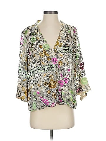 Floreat 3/4 Sleeve Blouse (view 1)
